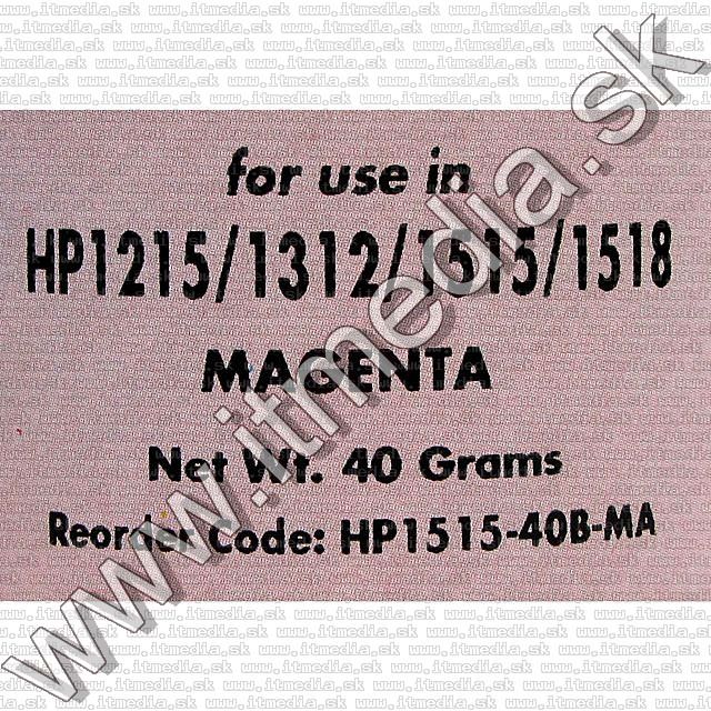 Image of IT Media HP 1500 refill powder Magenta 40g (IT2893)
